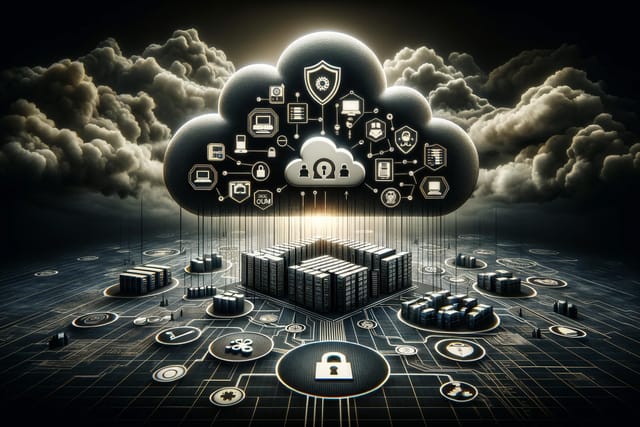 Info graphic of the security risks of cloud networking