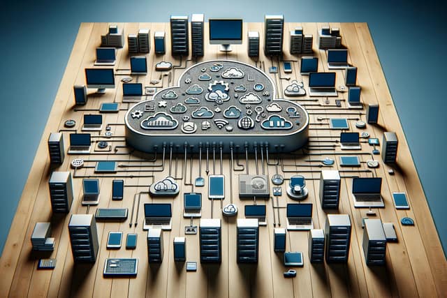 public-cloud Another graphic of a public cloud deployment model.